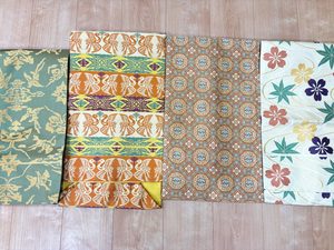 千葉県浦安市のお客様より、宅配にて、喜多川俵二さんの帯などを高価お買取りさせていただきました。